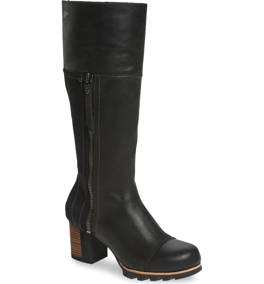 Sorel addington cheap tall boot black