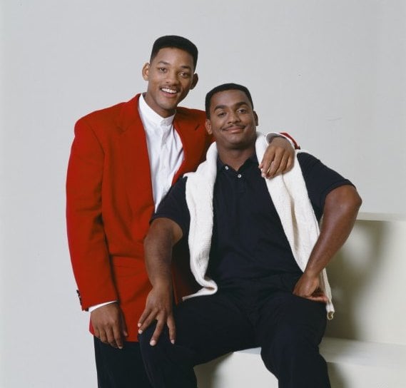And he hangs out with Carlton (Alfonso Ribeiro).