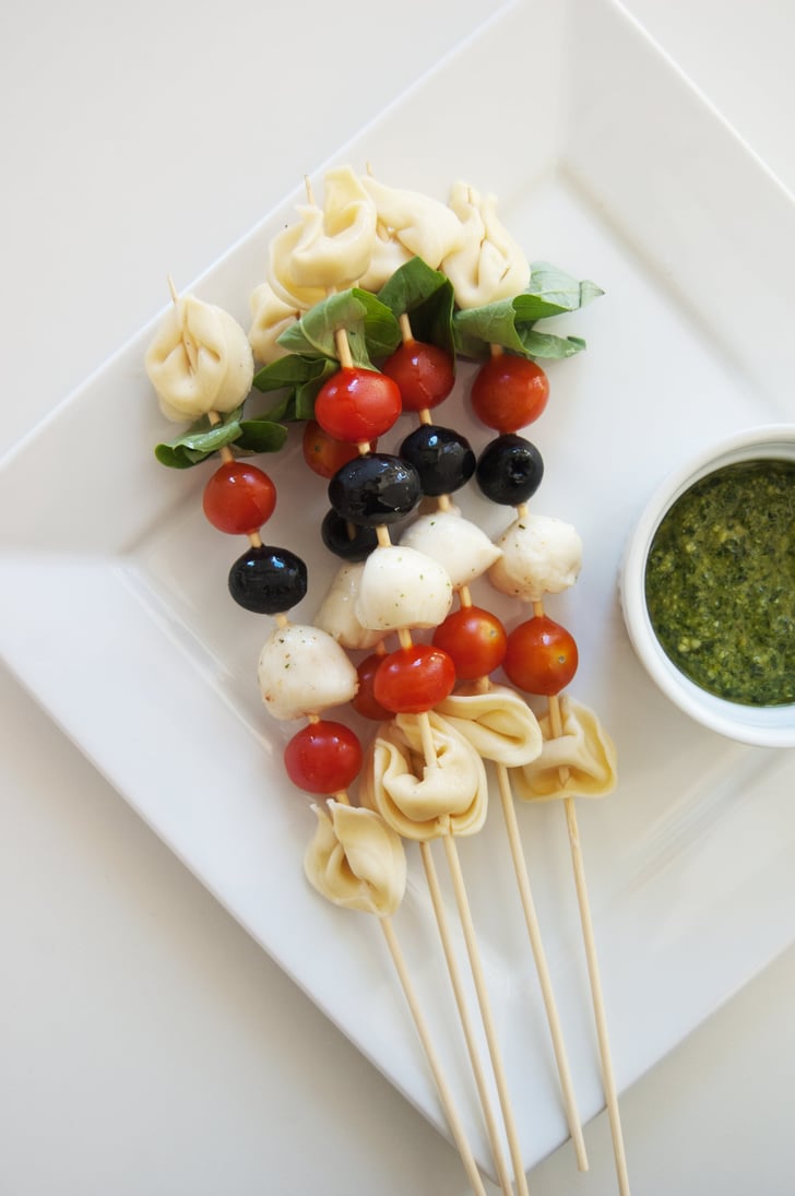 Easter Appetizer Idea Tortellini Skewers 38 Easy Easter Appetizers