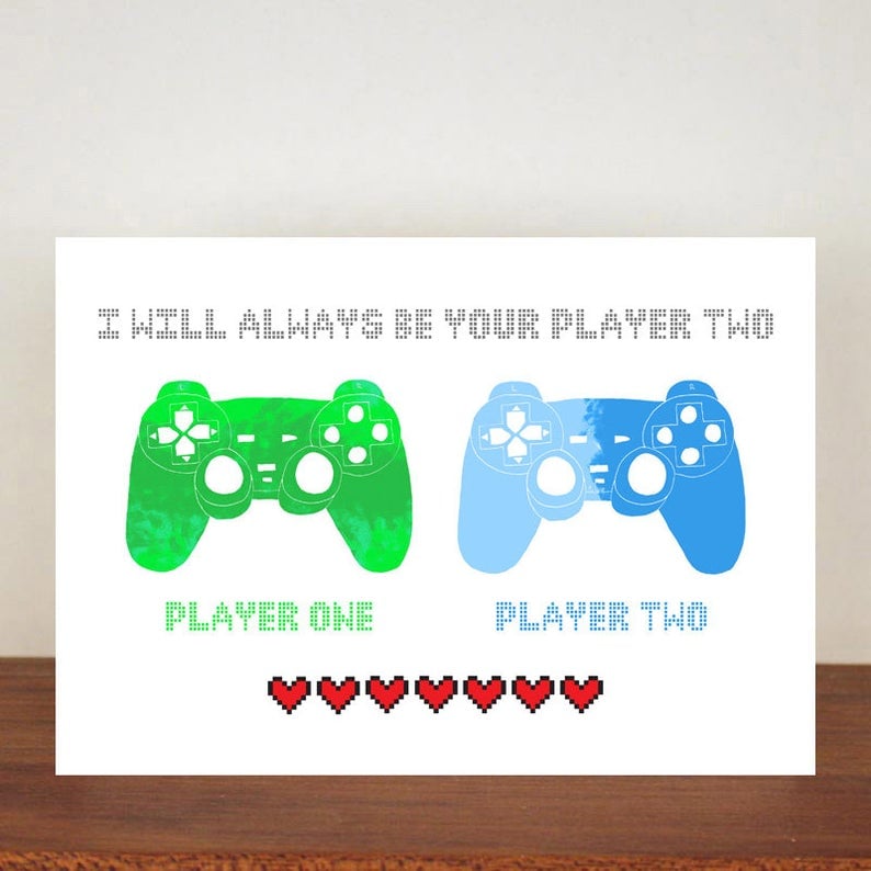 For the Gamer: Gamer Valentine's Day Card