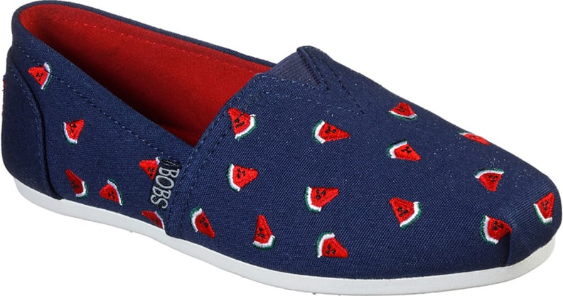 Watermelon-Print Canvas Shoes