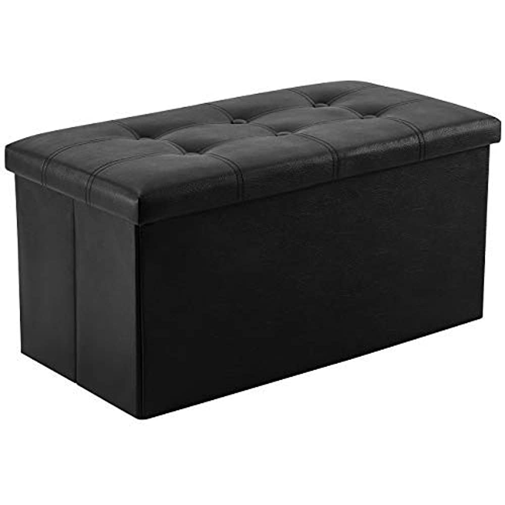 Multifunctional Storage: YOUDENOVA Folding Storage Ottoman