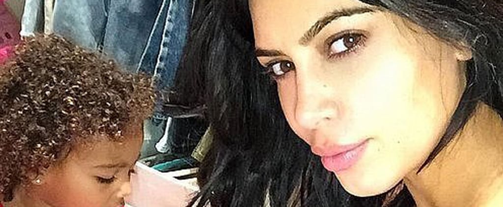 North West Scared of Kim Kardashian's Snapchat Video 2016