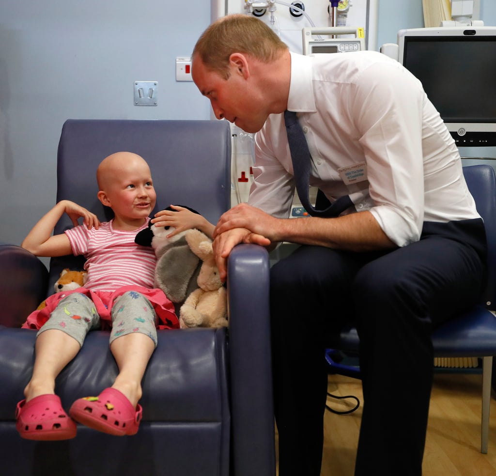 Prince William Visiting Kids in the Hospital May 2017