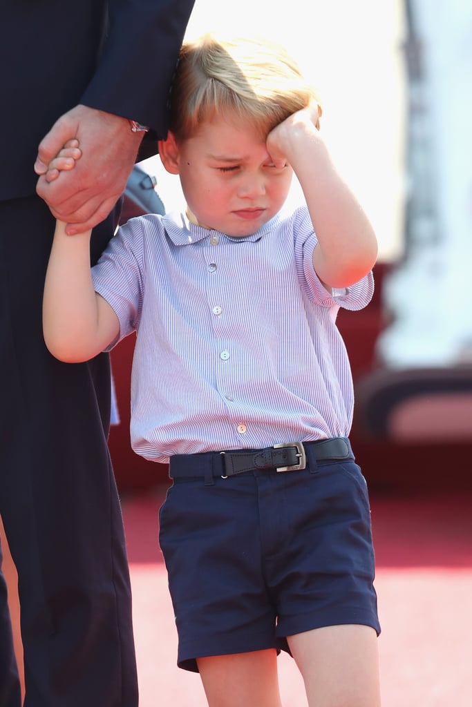 Prince George Funny Pictures in Poland and Germany 2017