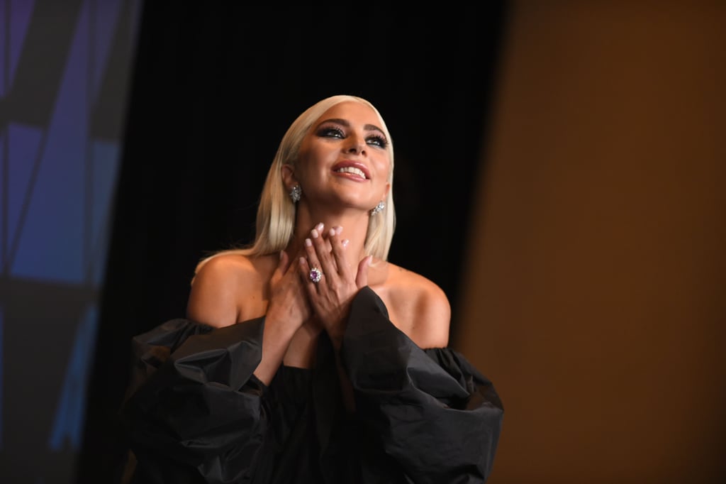 Lady Gaga Valentino Dress at Govenors Awards November 2018