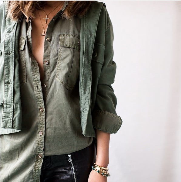 Army Jacket Outfit Ideas POPSUGAR Fashion