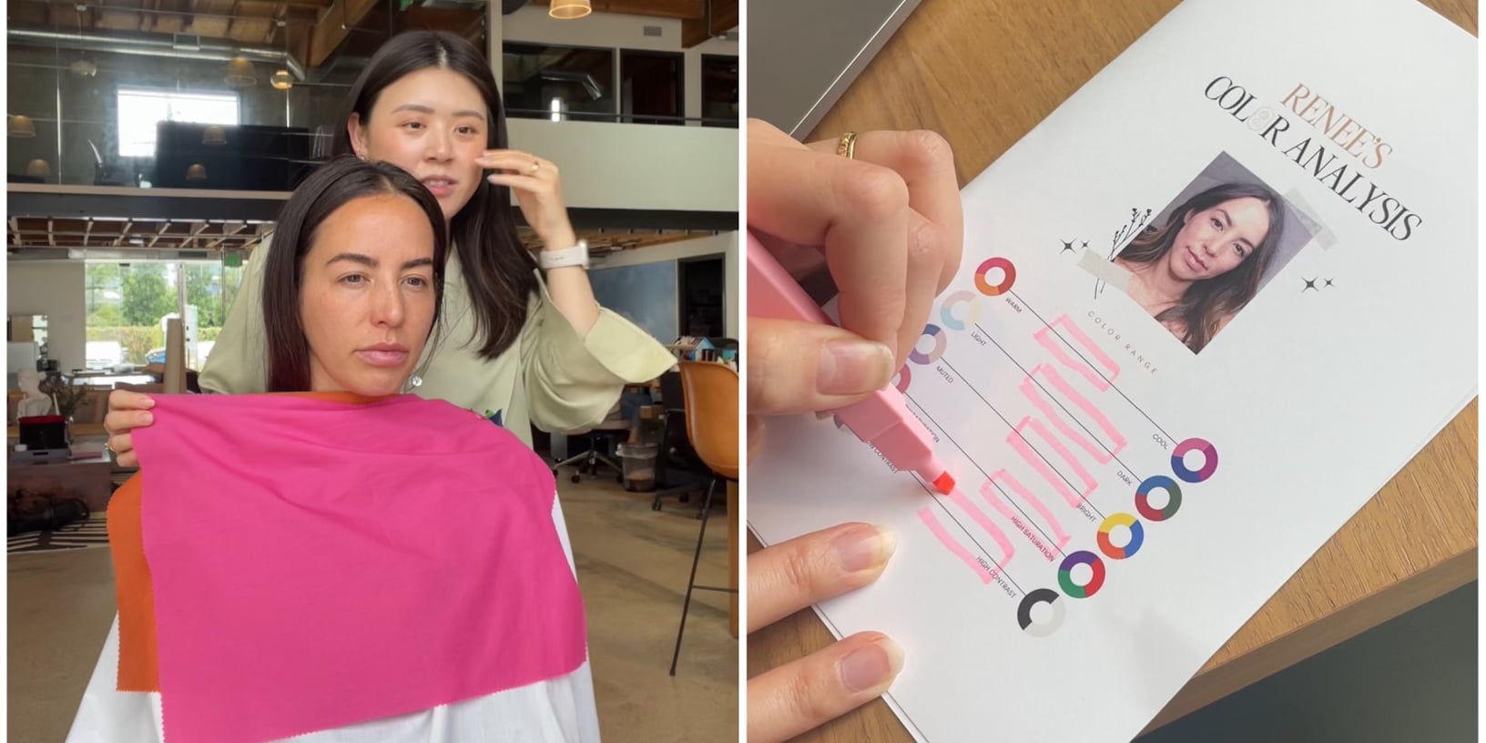 I Tried A Color Analysis See The Photos Ps Beauty