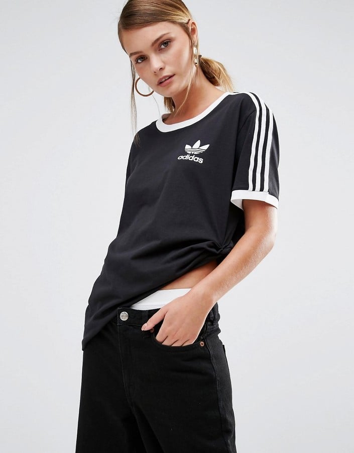 adidas California Three Stripe T-Shirt ($30) | Graphic Tees Street ...