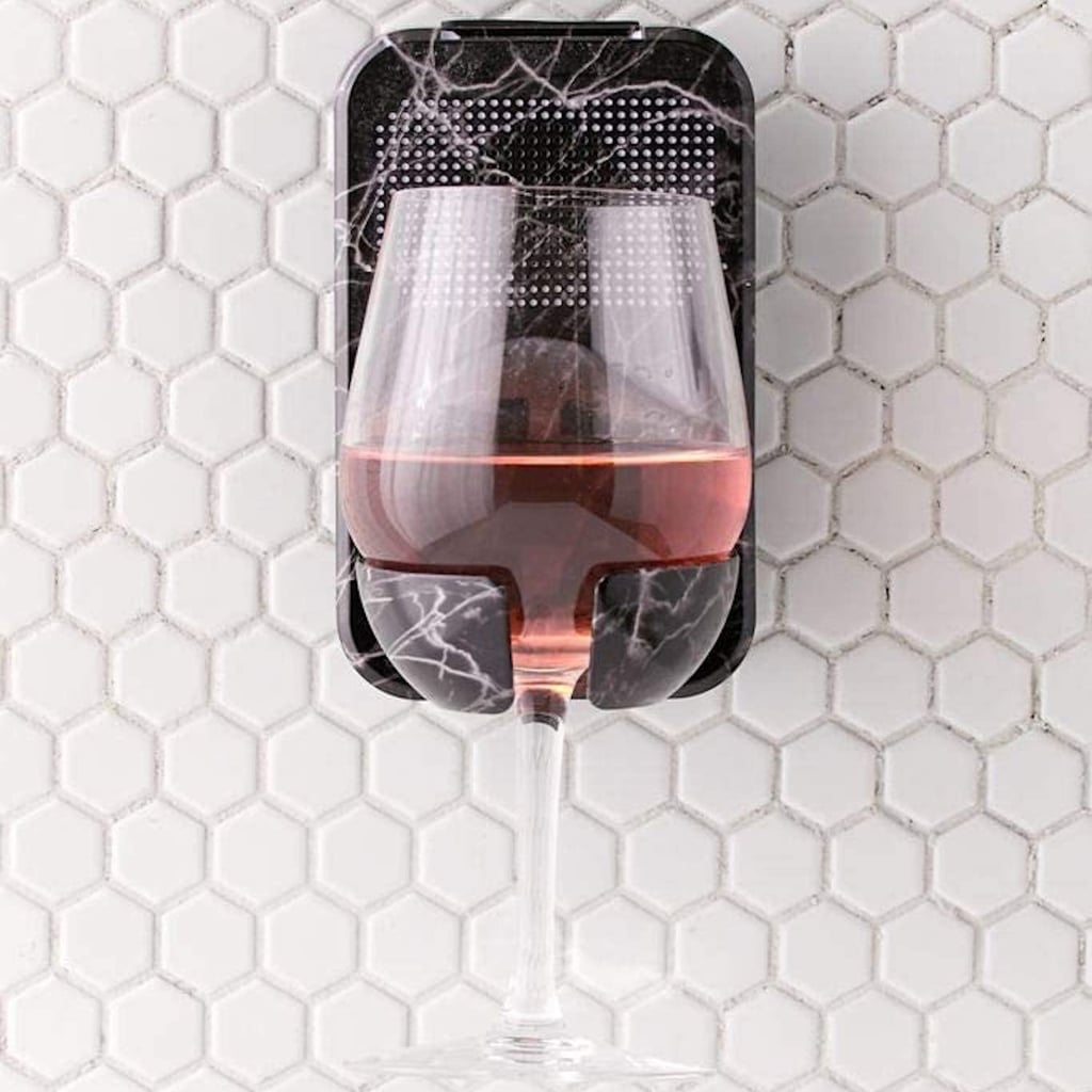 Amazon's Shower Wine-Glass Holder Has a Speaker, So You Can Sing AND Drink