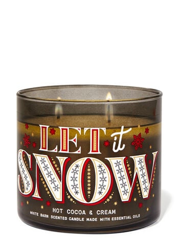 Hot Cocoa and Cream Three-Wick Candle