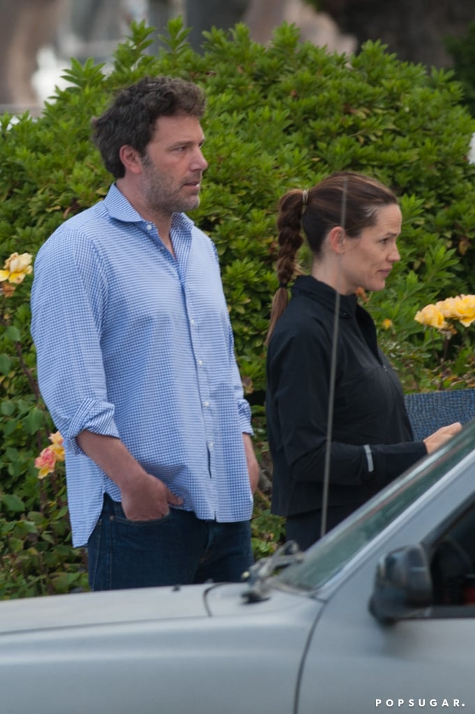Ben Affleck and Jennifer Garner at Kids' School Sept. 2016