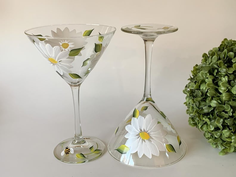 Painted Martini Glasses