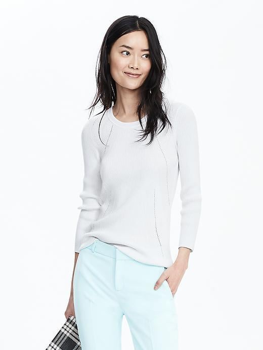 Banana Republic Rib-Knit Crew Sweater ($68)