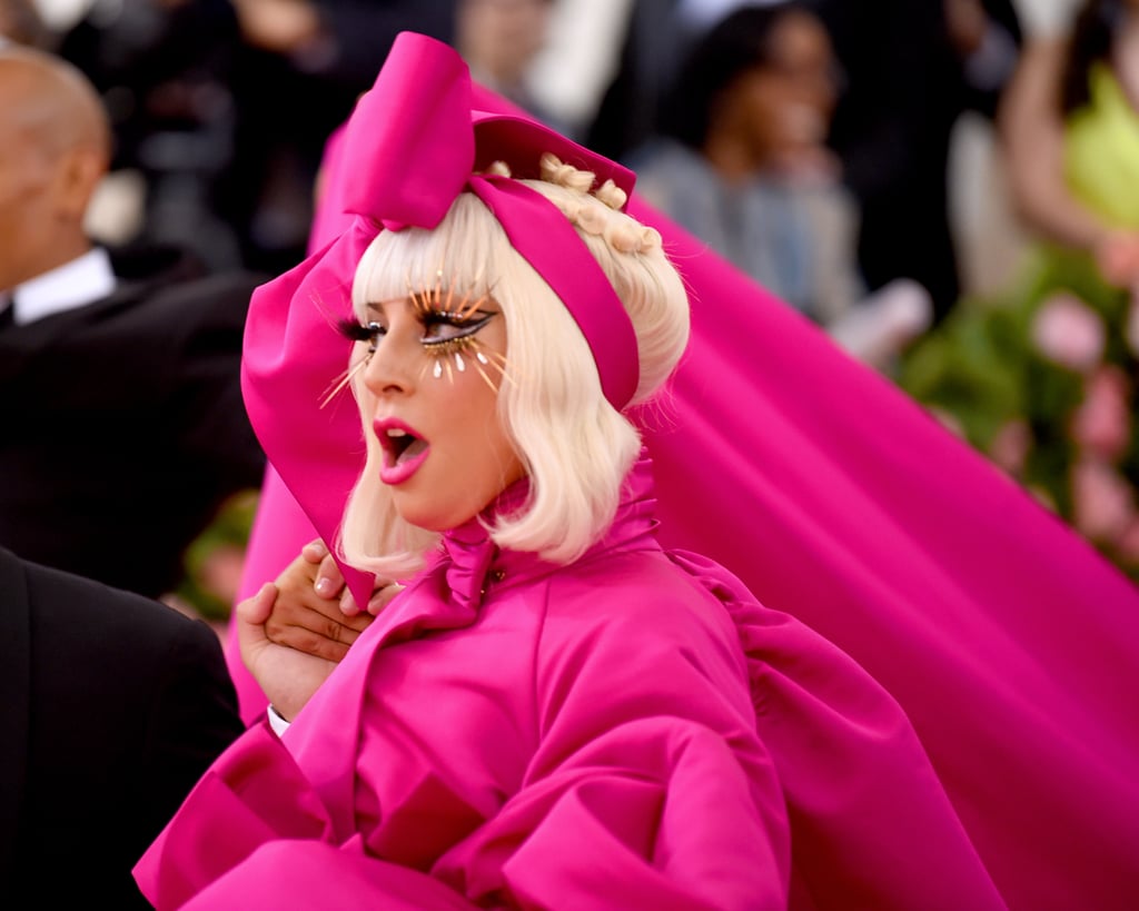 Lady Gaga Eyelashes at the Met Gala 2019