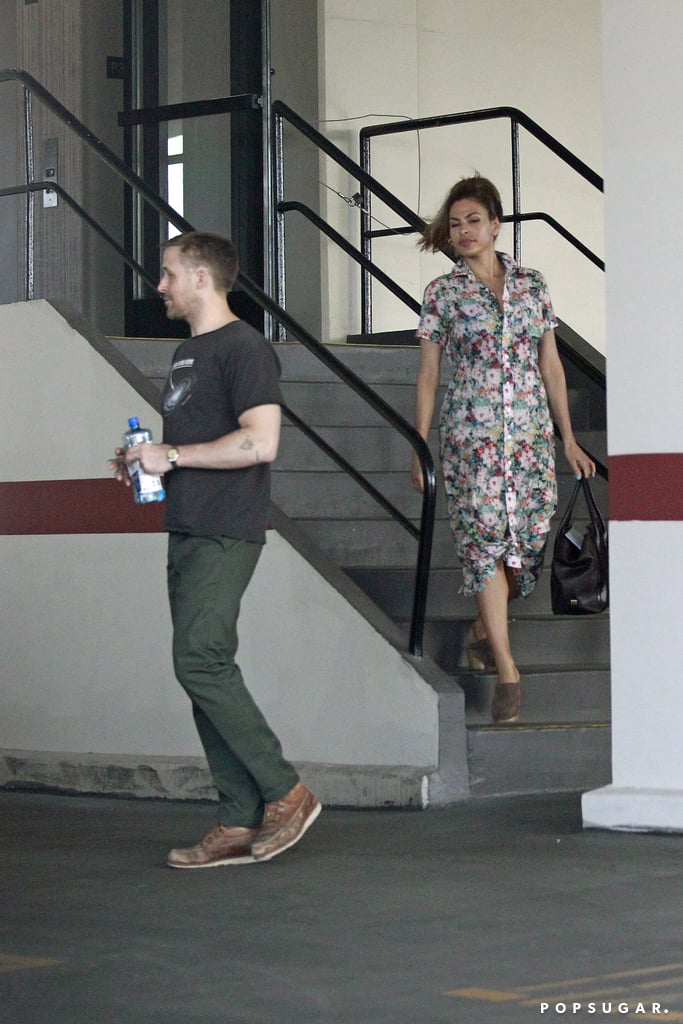 Ryan Gosling and Eva Mendes in LA Pictures April 2018
