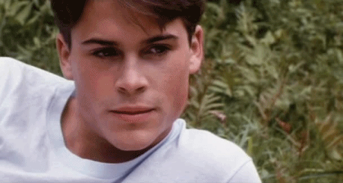 When he has bedroom eyes in 1984's The Hotel New Hampshire.