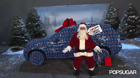 Next, He Bopped and Shook It in a Santa Suit