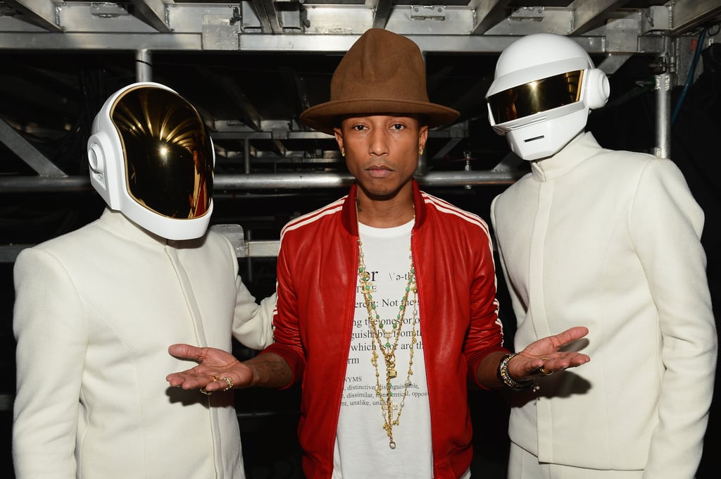 Pharrell Williams's hat outshined Daft Punk's outfits at the Grammys.