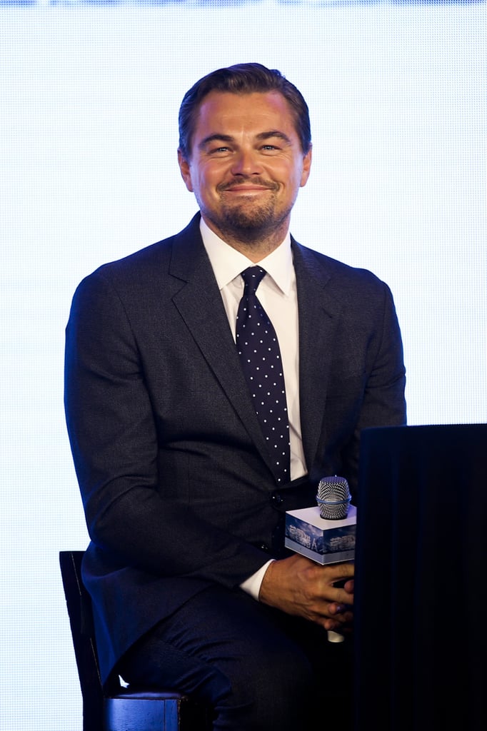 Leonardo DiCaprio at Revenant Press Conference March 2016