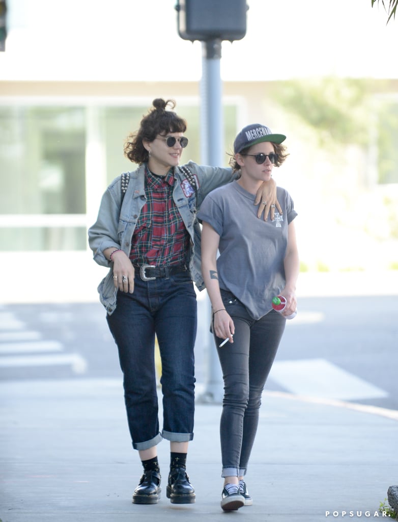 Kristen Stewart With Mystery Woman March 2016