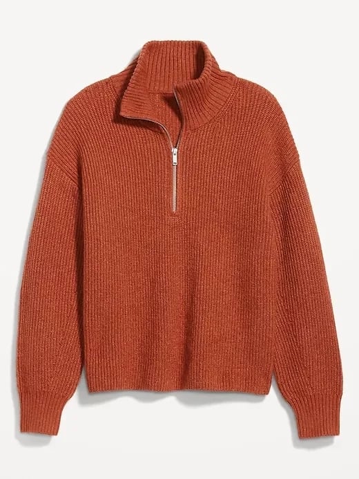 Old Navy 1/2-Zip Shaker-Stitch Pullover