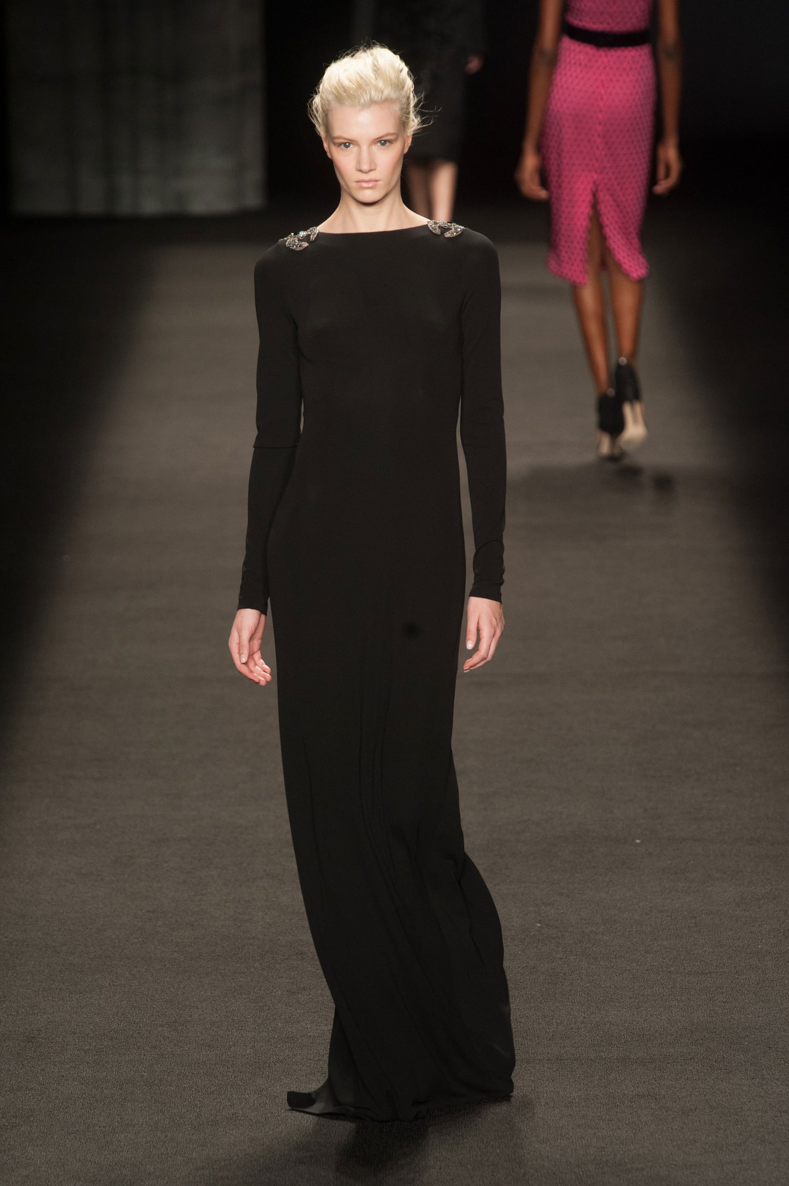 Monique Lhuillier Fall 2014 Runway Show | NY Fashion Week | POPSUGAR ...
