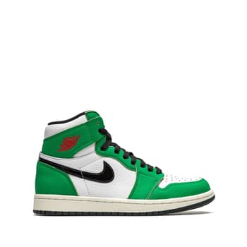 Michael Jordan Autographed Nike Air Jordan 1 Retro High Pine Green and  Black Shoes