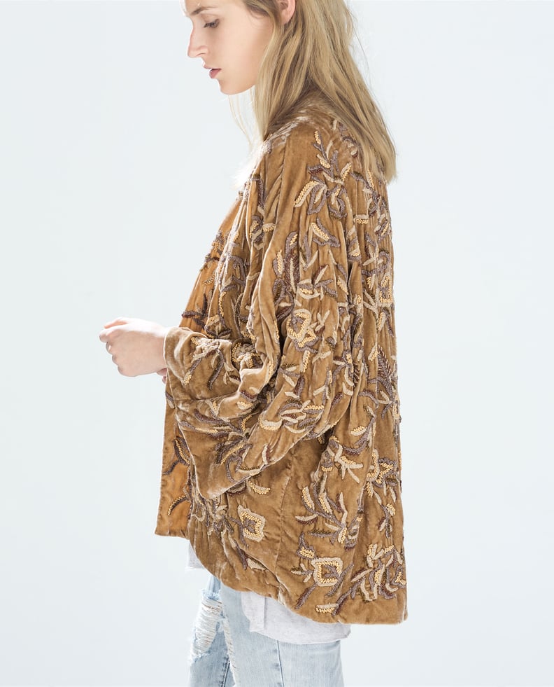 Zara Handmade Velvet Kimono