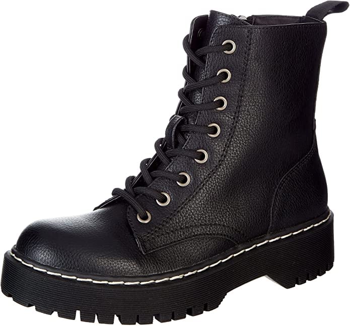 Black Combat Boots: UNIONBAY Hayden Combat Boot