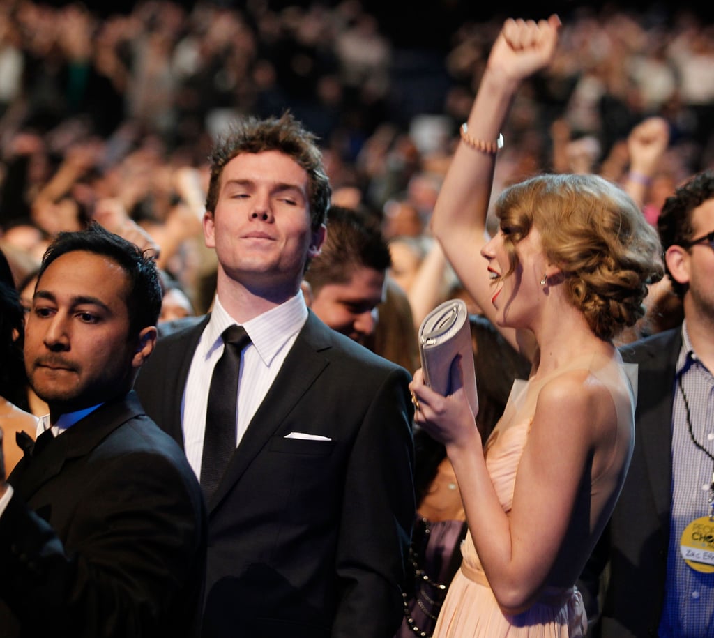 When he was all like, "Settle down, Taylor."