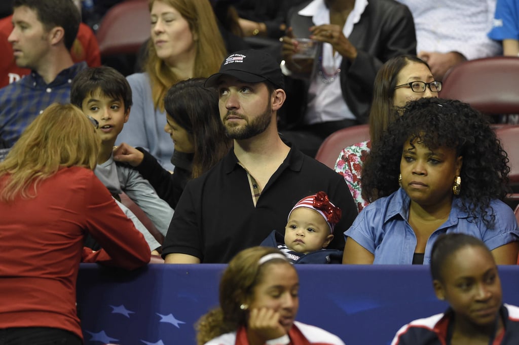 Serena Williams and Daughter Alexis at the 2018 Fed Cup