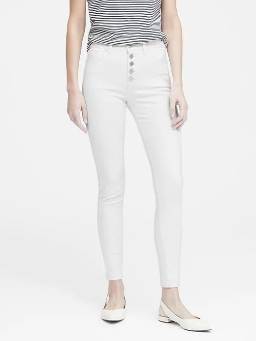 High-Rise Skinny Button Fly Jean