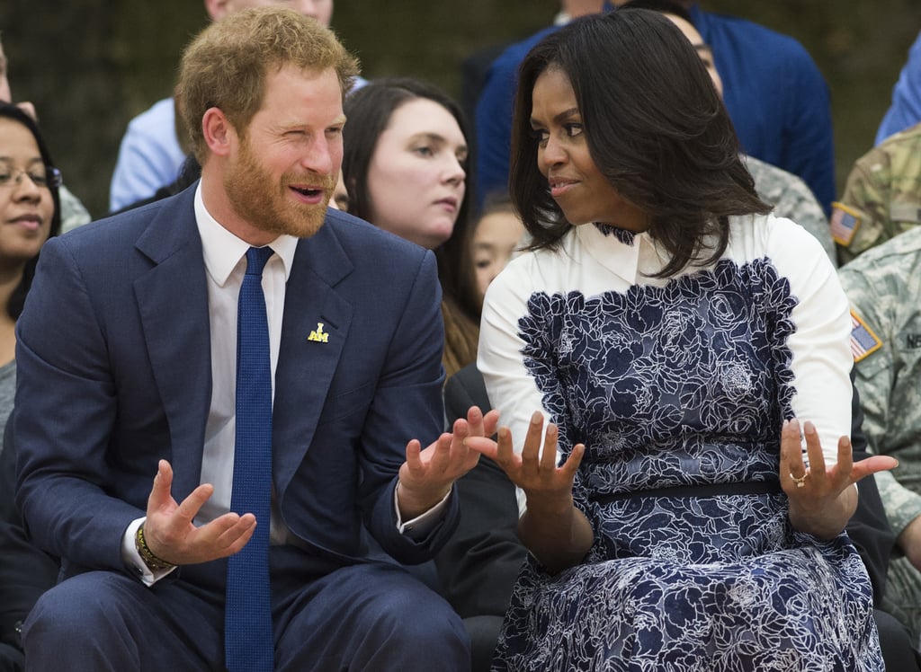 Prince Harry and Michelle Obama at Invictus Games Event 2015