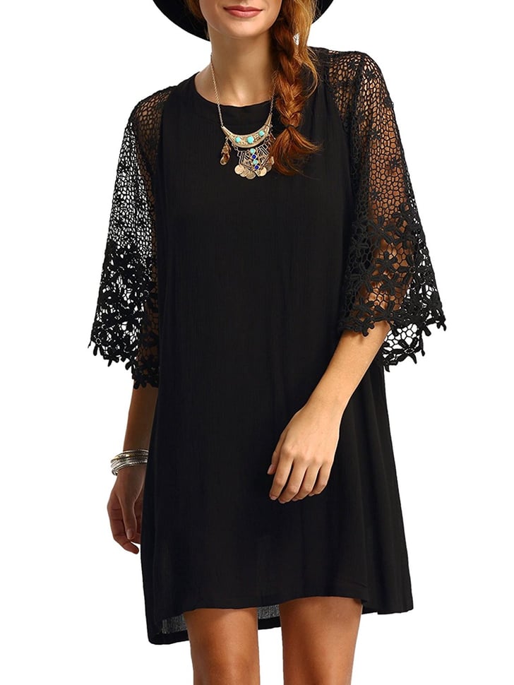 MakeMeChic Tunic Dress | Black Dresses on Amazon | POPSUGAR Fashion ...