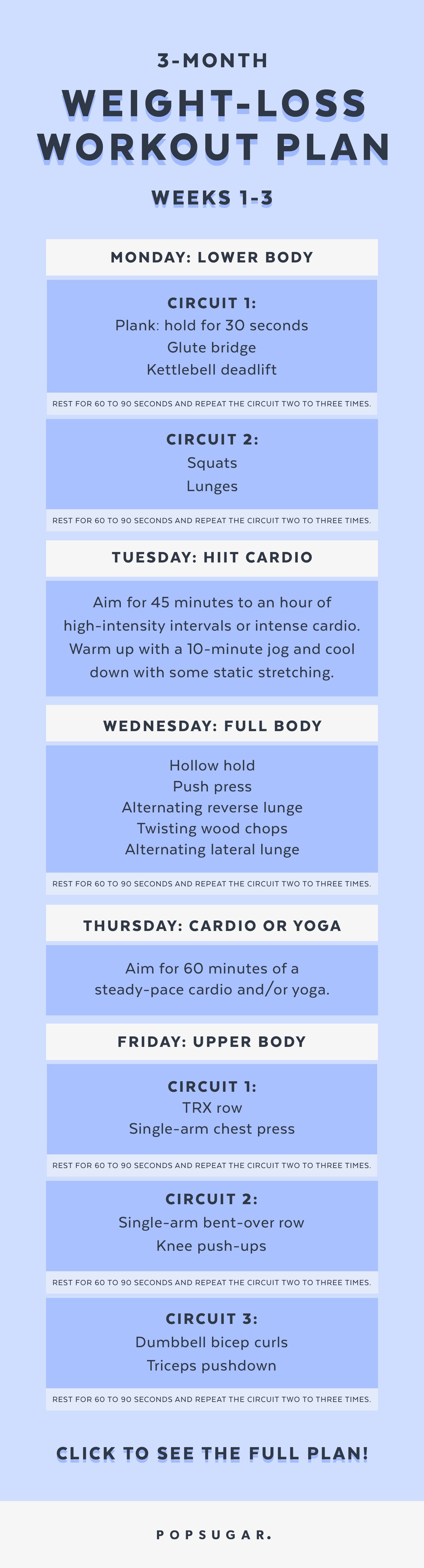 3 Months Workout Program