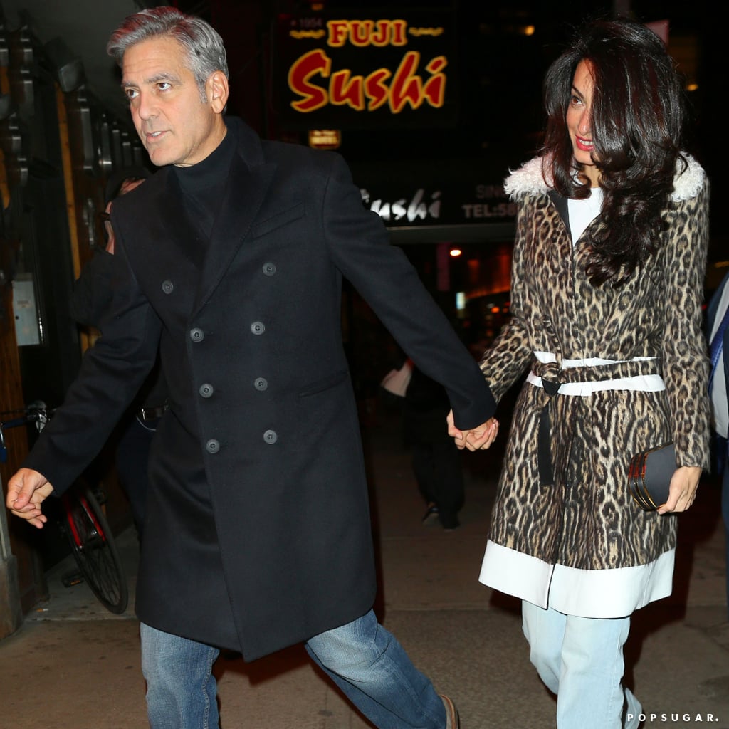 George Clooney and Amal Alamuddin in NYC March 2015