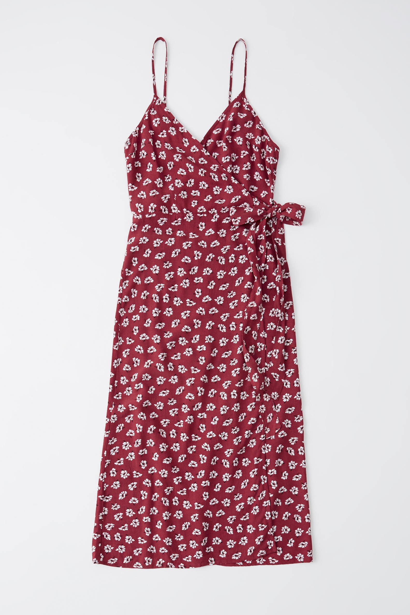 Abercrombie Wrap-Front Midi Cami Dress ...