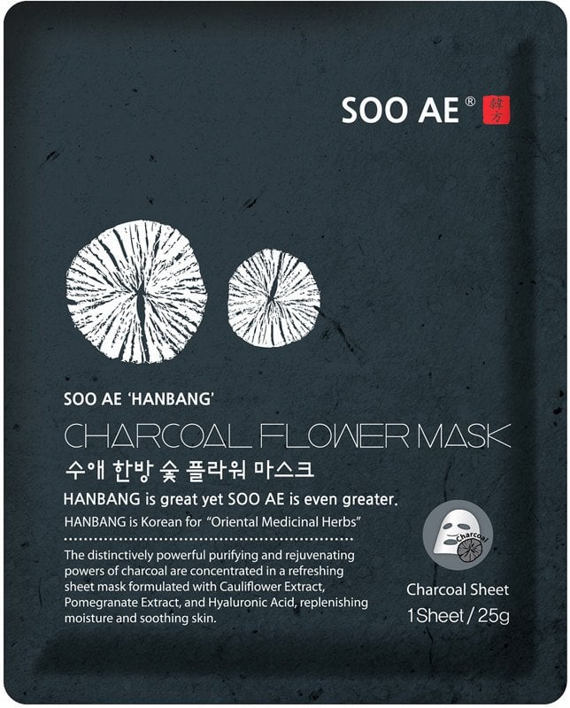 SOO AE Hanbang Charcoal Flower Mask