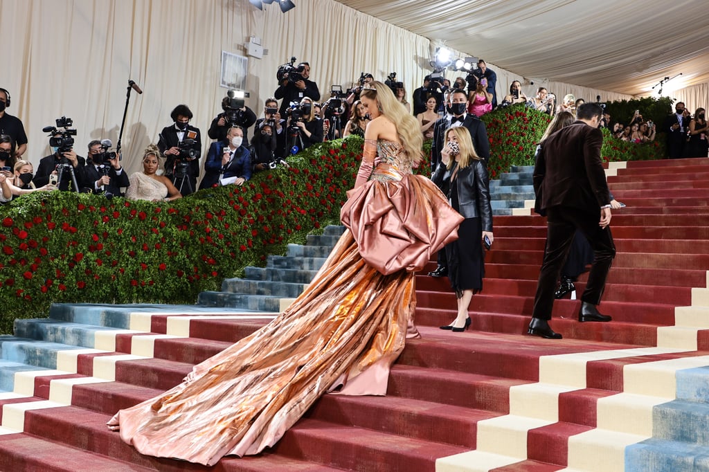 Blake Lively Wearing Atelier Versace at the Met Gala 2022