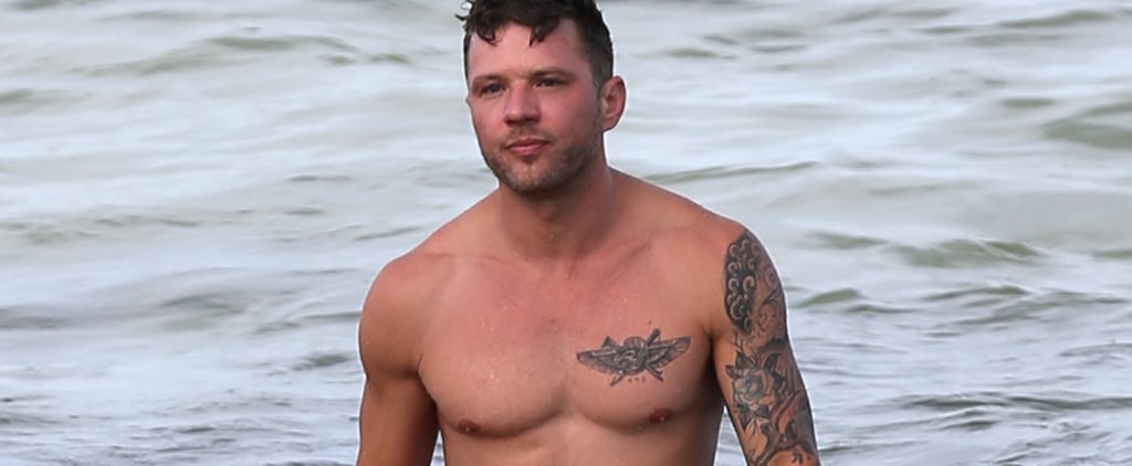 Ryan Phillippe Shirtless on the Beach in Miami July 2018