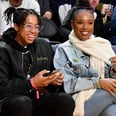 Jennifer Hudson Hangs Courtside With 13-Year-Old Son David