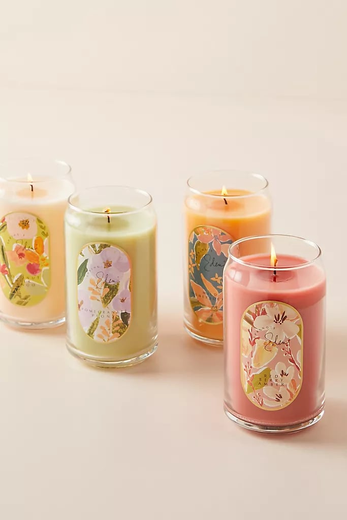Spring's Eden Wrapped Glass Candle