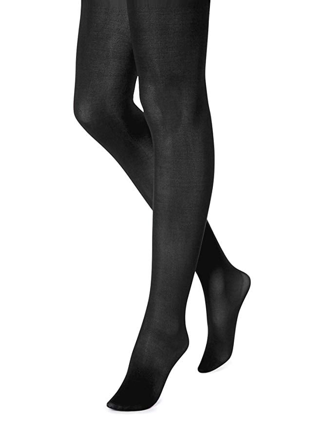 No Nonsense, Accessories, 2 Pack Of Super Opaque Control Top Tights Black  And 1 Gray Pair 9 Denier