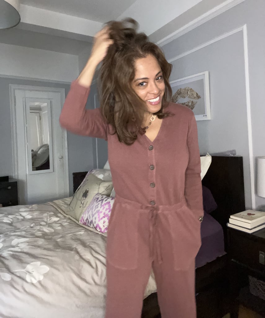 Old Navy Long-Sleeve French-Terry Jumpsuit Review