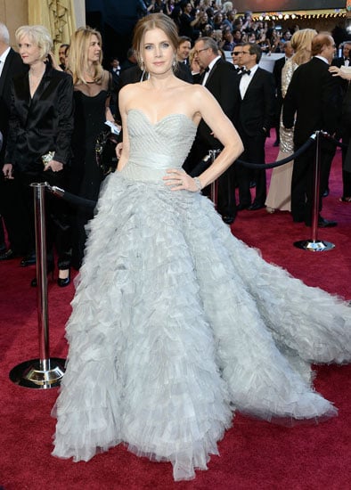 9. Amy Adams in Oscar de la Renta at the Academy Awards