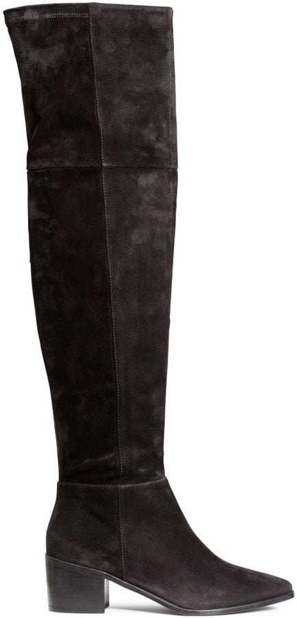 Thigh-High Suede Boots ($199)