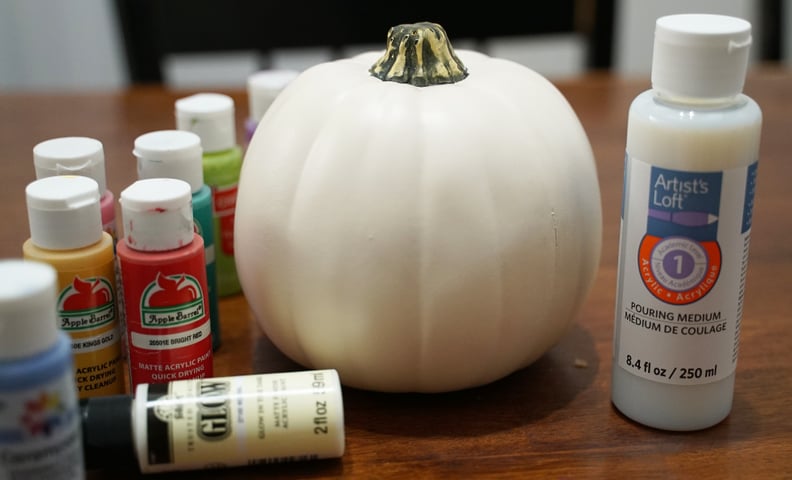How to Make a Marbled Pumpkin With Paint | POPSUGAR Home
