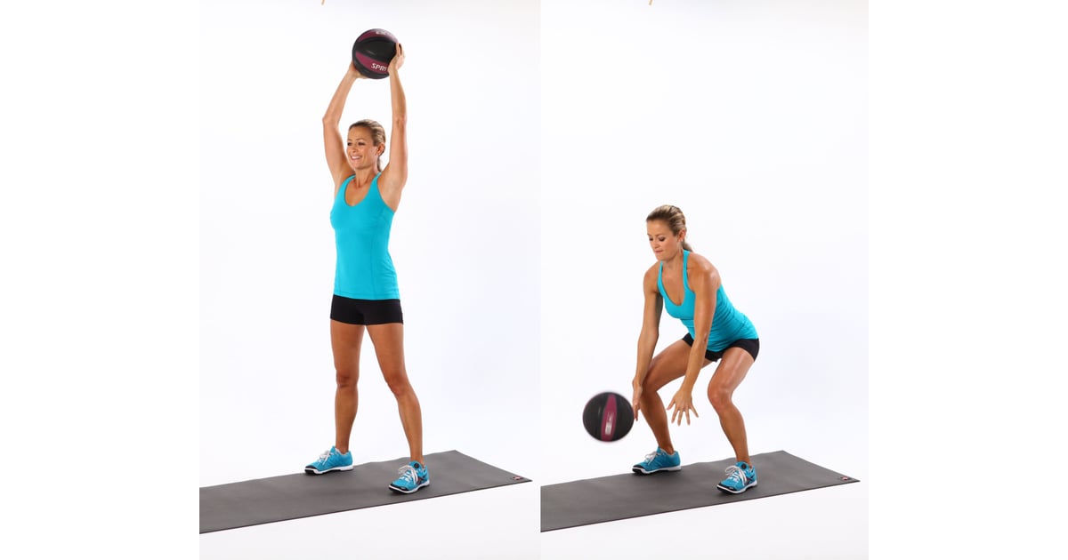 Medicine Ball Slams Best Back Exercises POPSUGAR Fitness UK Photo 6