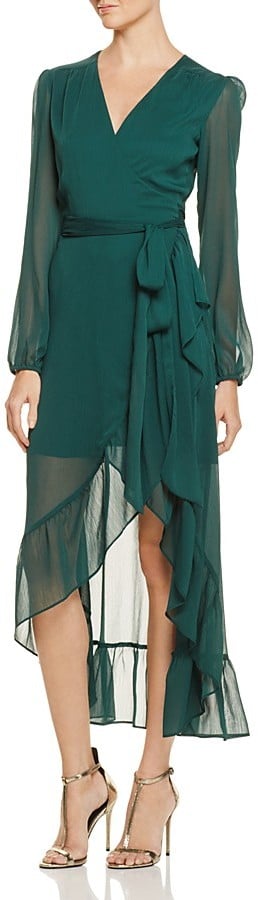 Wayf Only You Ruffle Wrap Dress